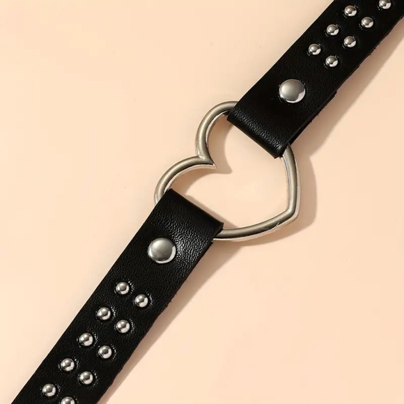 HEART Studded Choker (NWT) - Picture 3 of 3